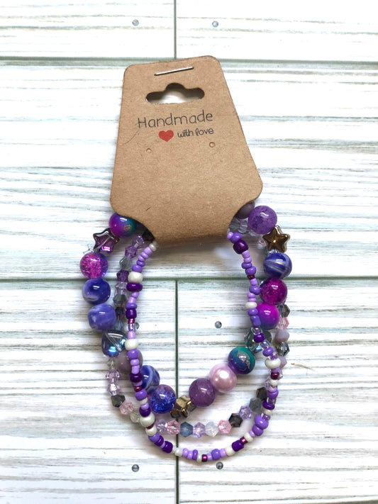 Lavender Twilight Bracelet Set