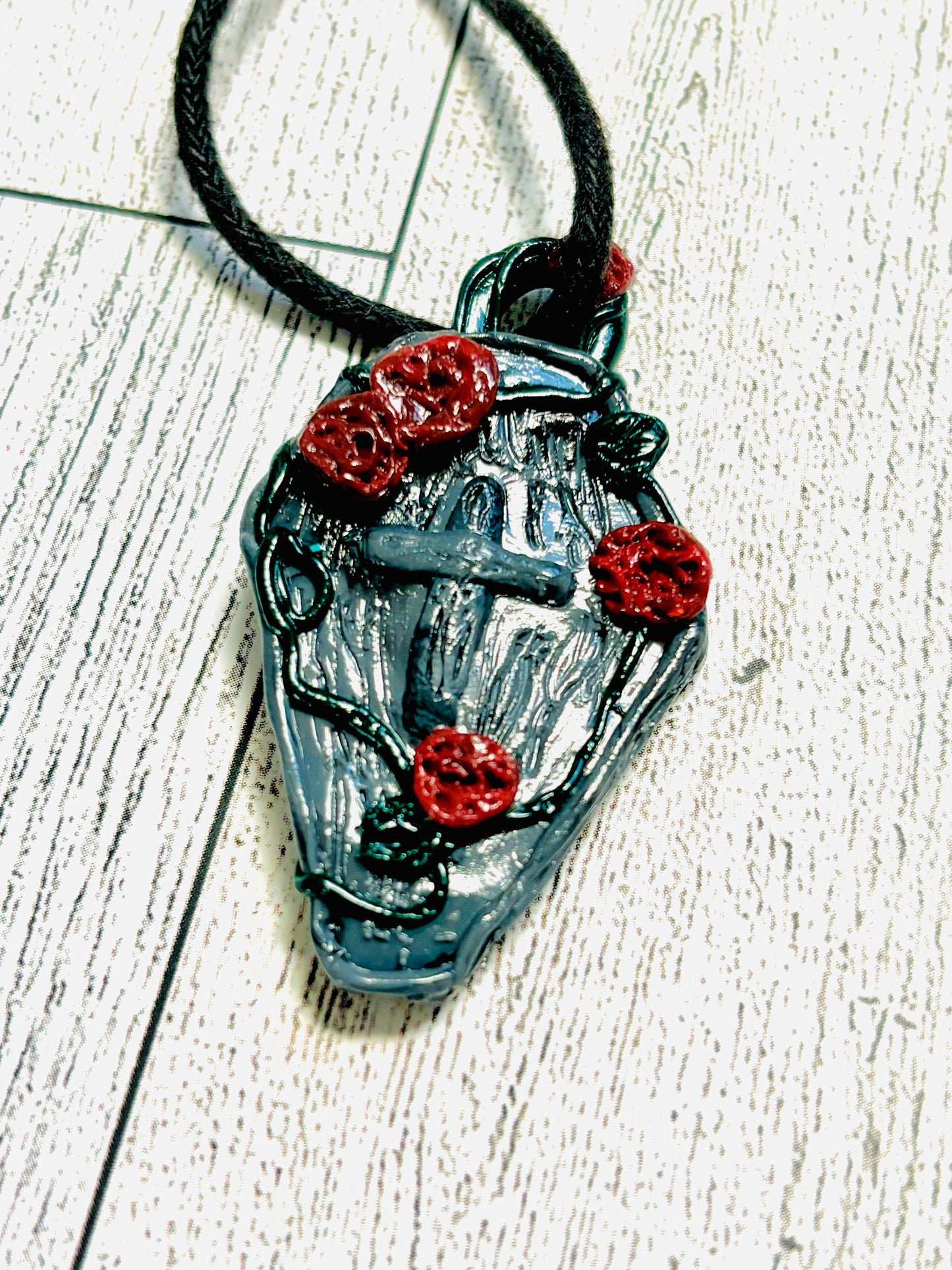 Gothic Rose Pendant