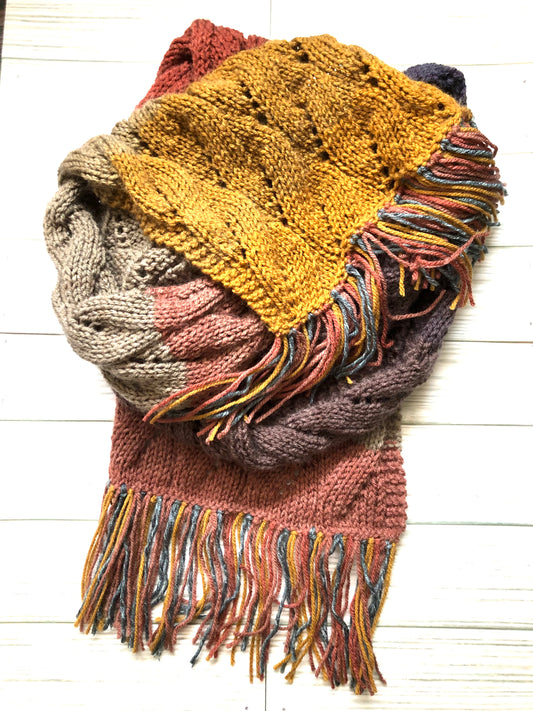 Fall Cables Scarf