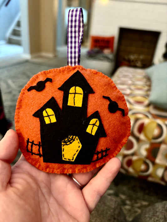 Haunted But Cozy Ornament