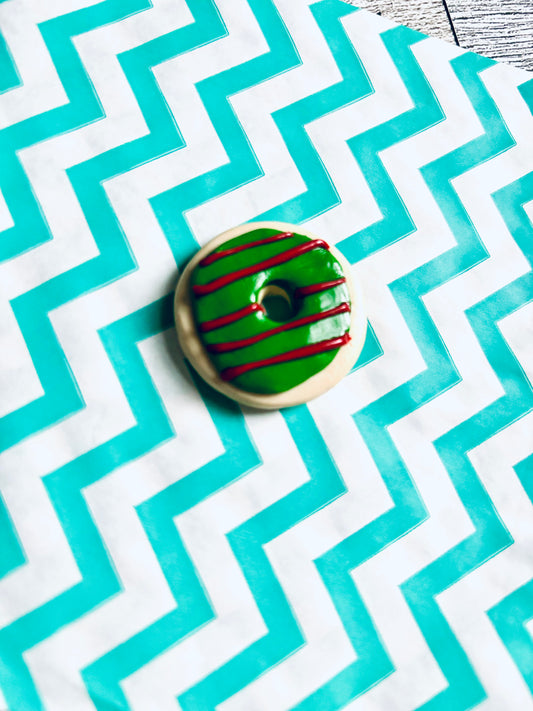 Christmas Donut Magnet- Green