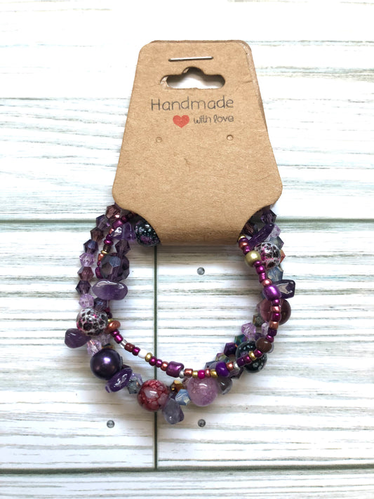 Purple Passion Bracelet Trio