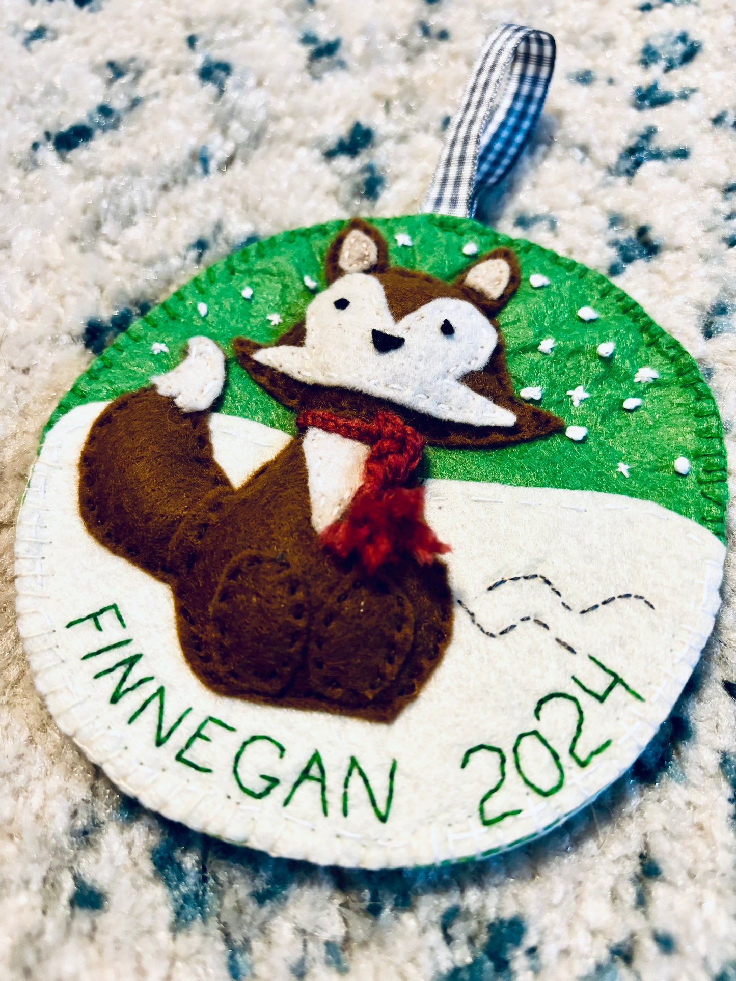 A Fox’s Holiday Ornament