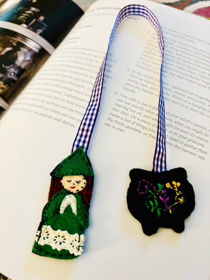 Green Witch Bookmark