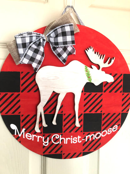 Merry Christ-moose! (Red)