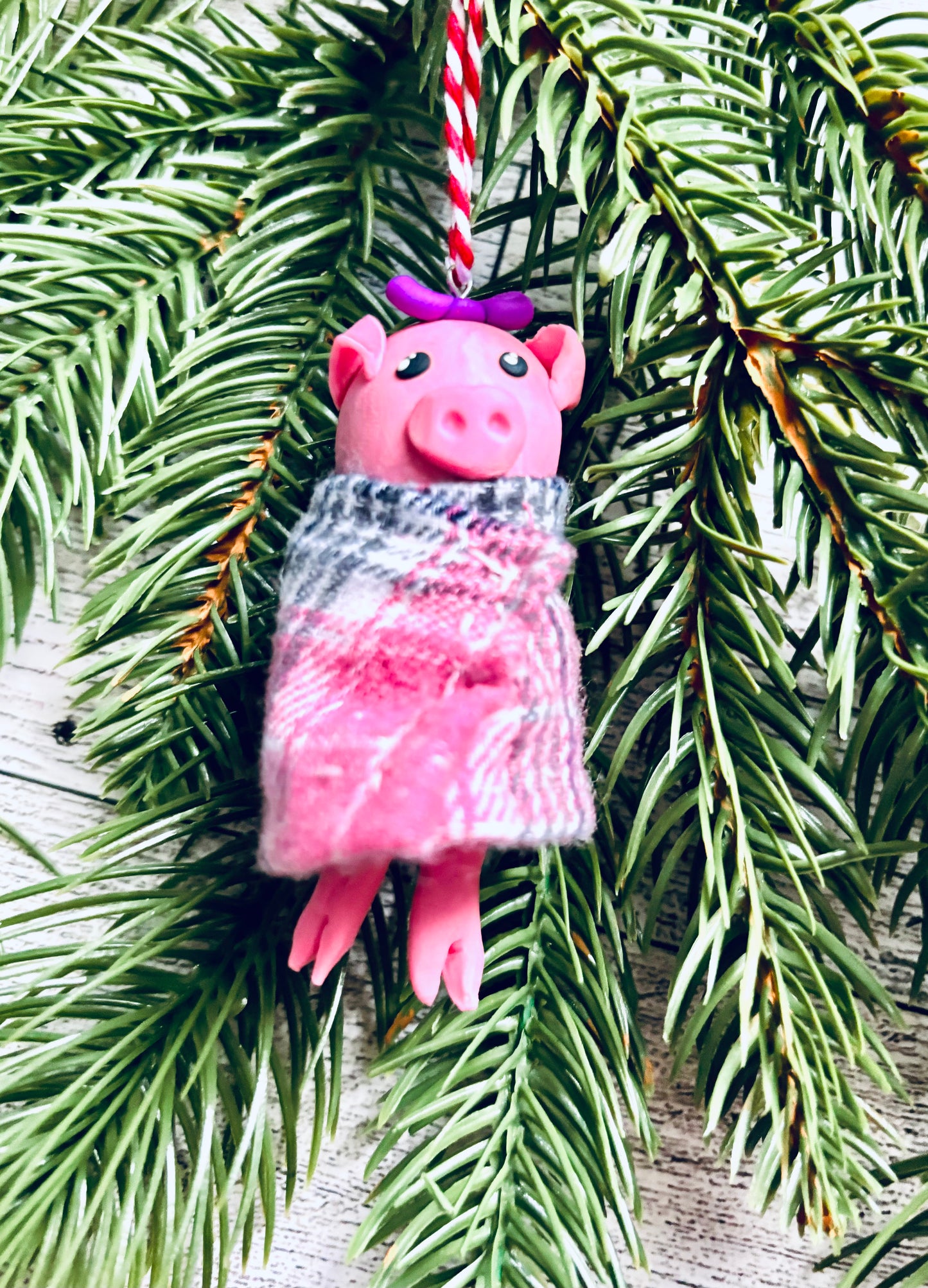 Pig in a Blanket Ornament- Miss Priss