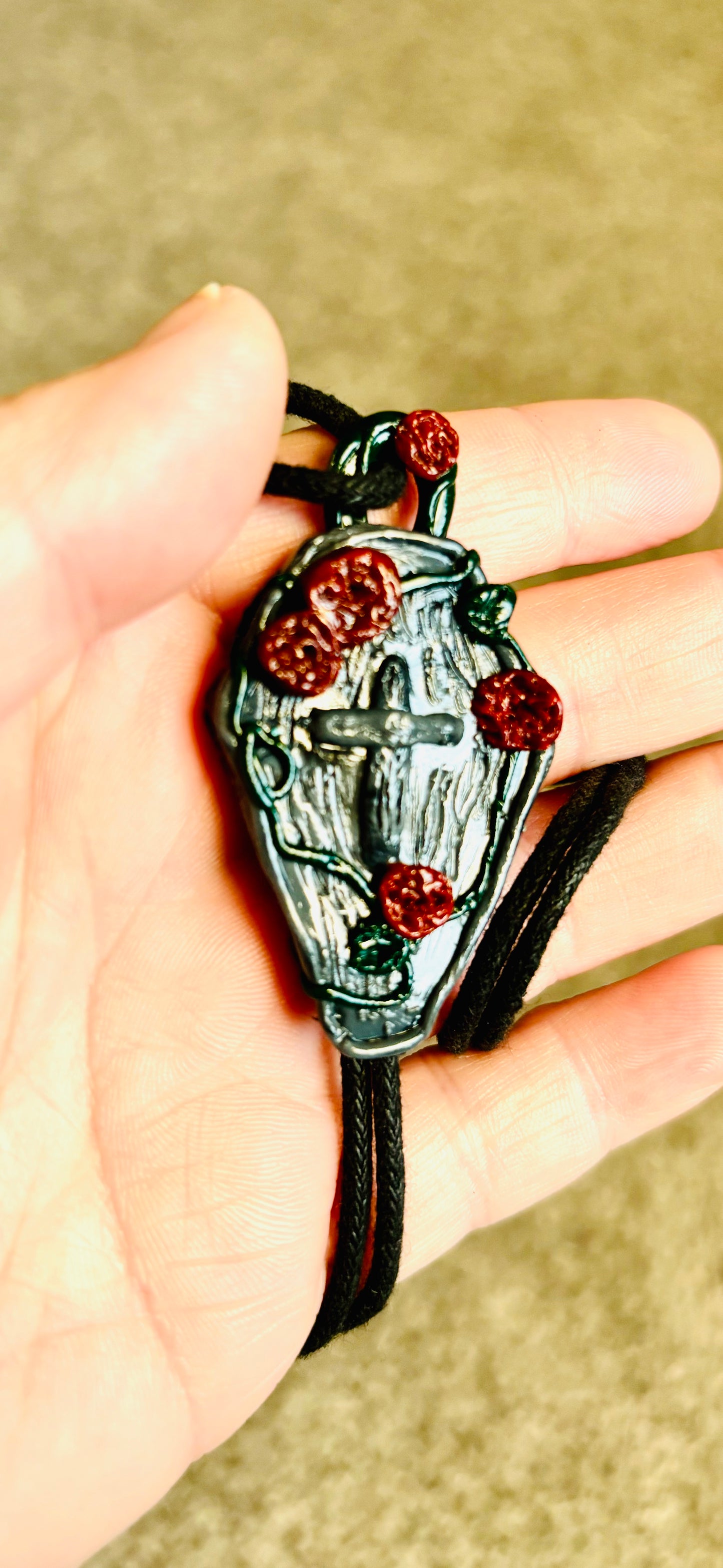 Gothic Rose Pendant