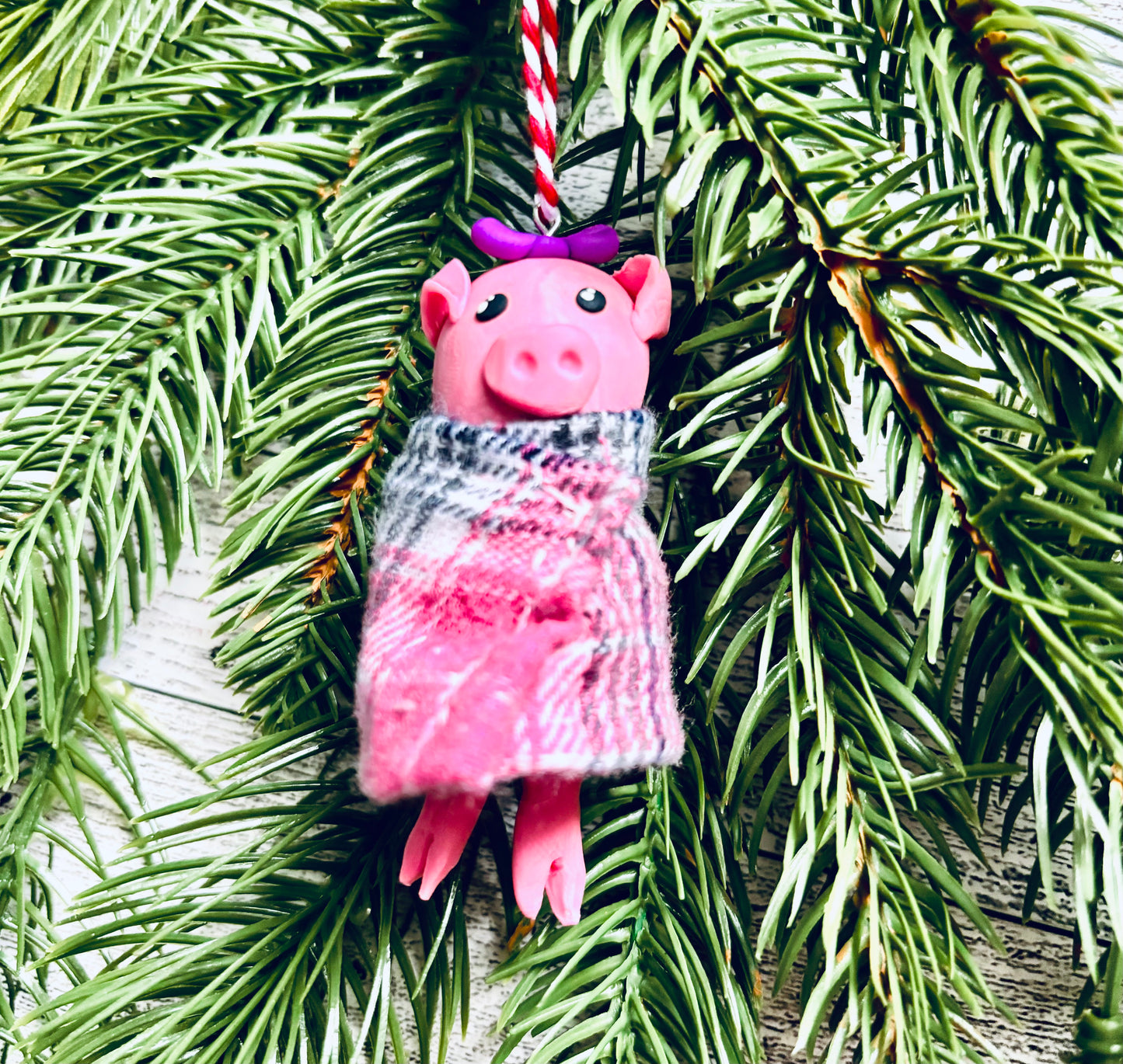 Pig in a Blanket Ornament- Miss Priss