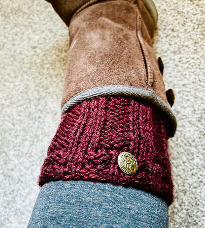 Charming Buttons Boot Cuffs