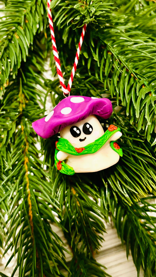 Festive Garland Mushie Ornament