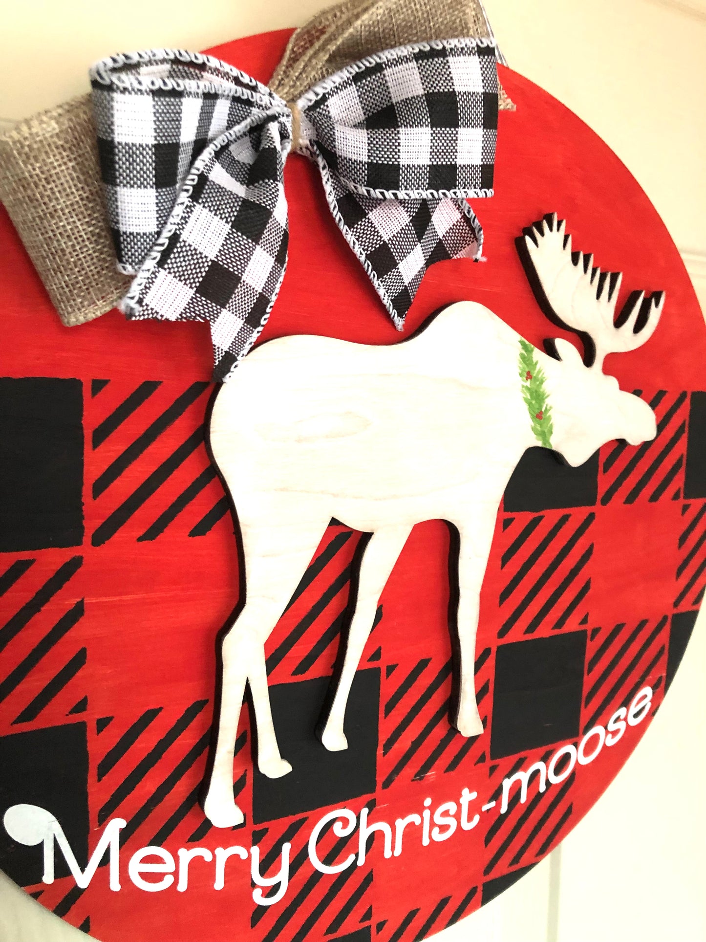 Merry Christ-moose! (Red)