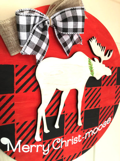 Merry Christ-moose! (Red)