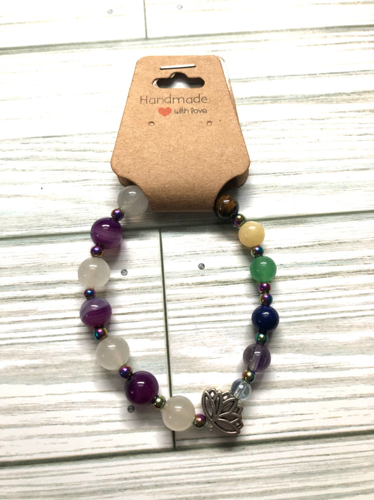 Chakra en Lotus Bracelet