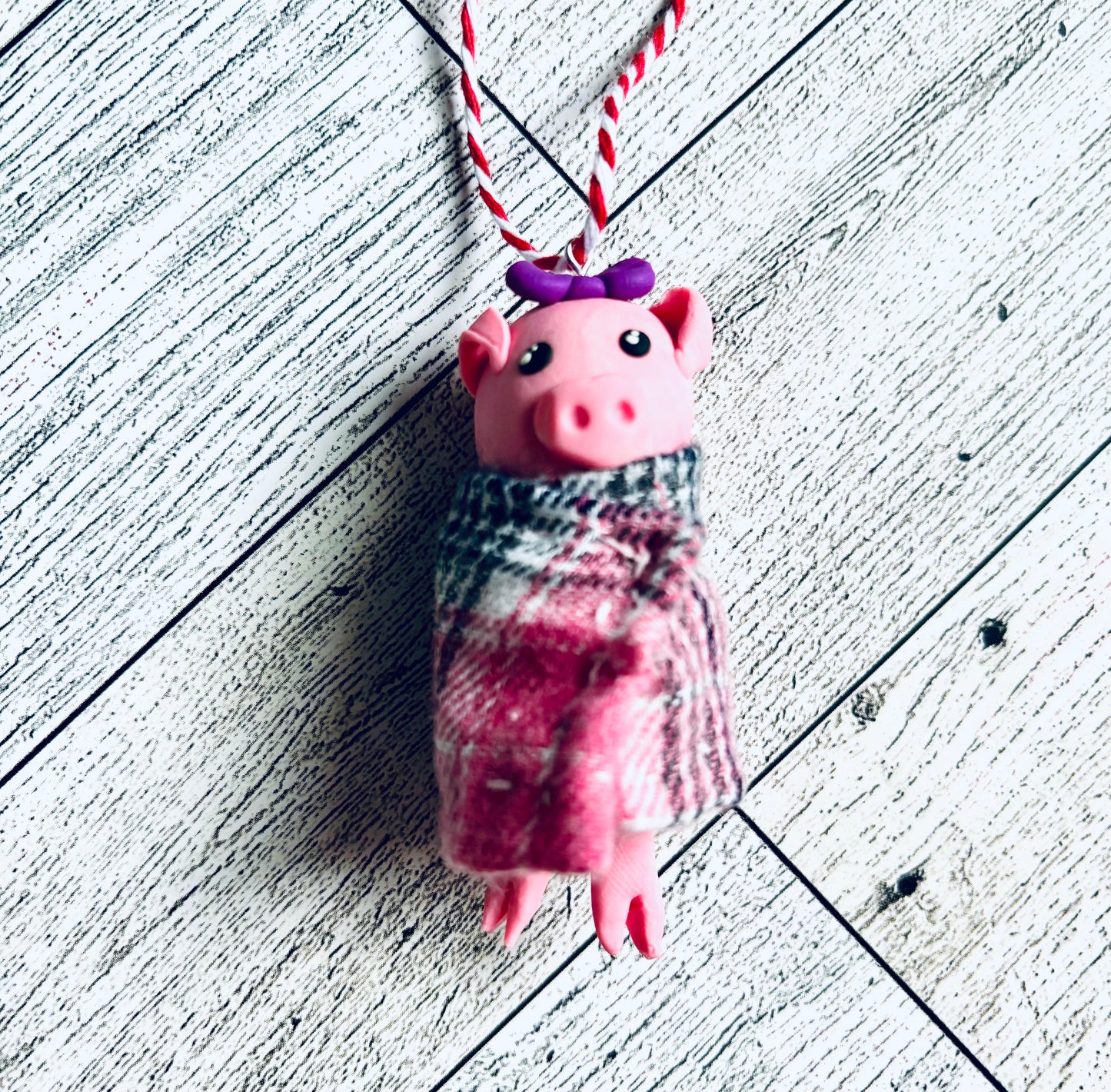 Pig in a Blanket Ornament- Miss Priss