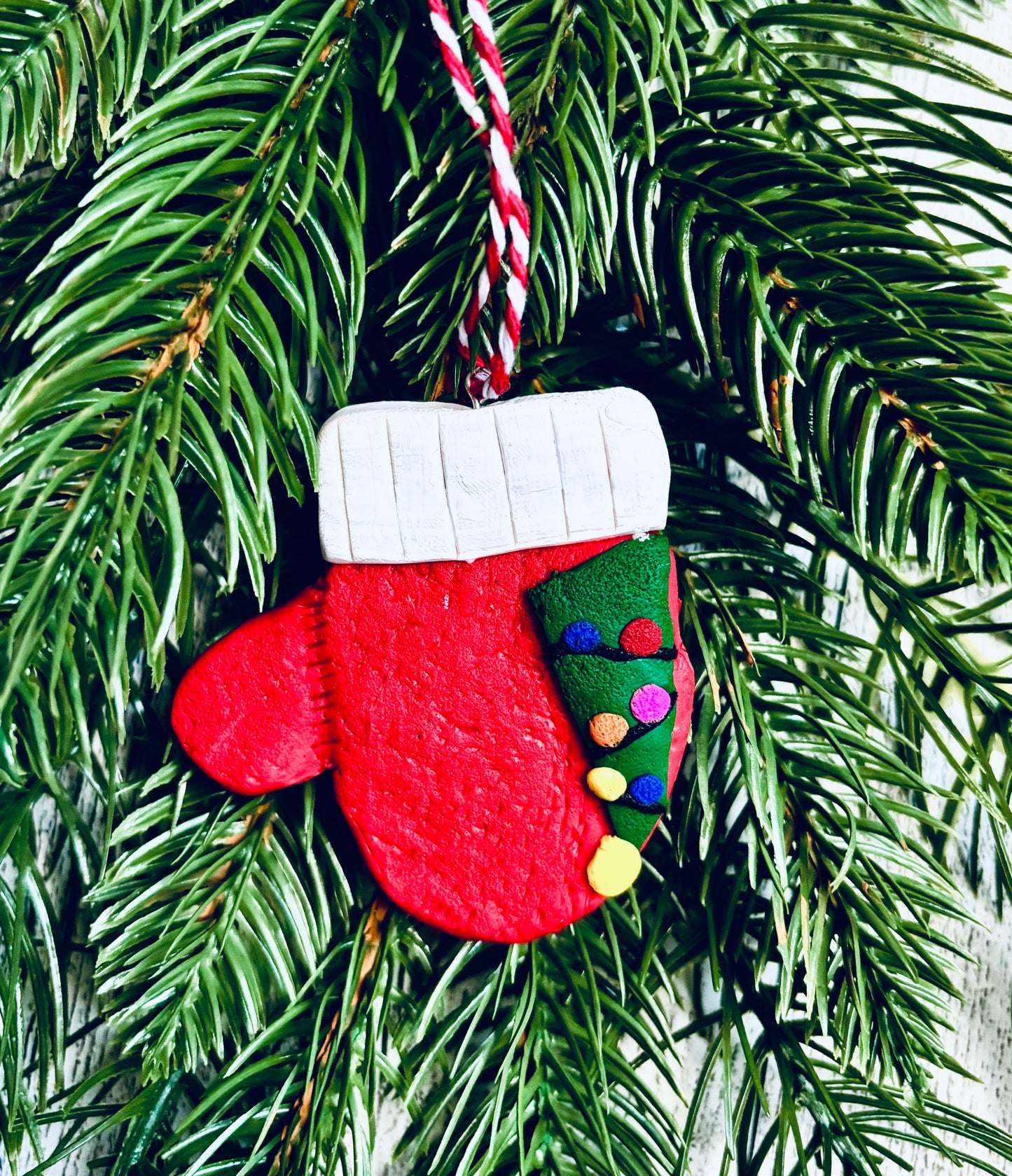 A Christmas Mitten Ornament