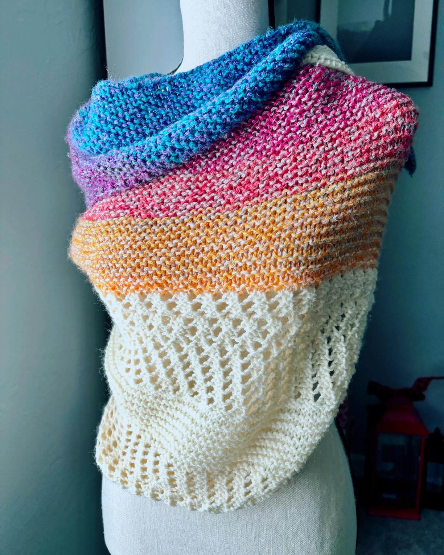 Rainbows and Lace Wrap