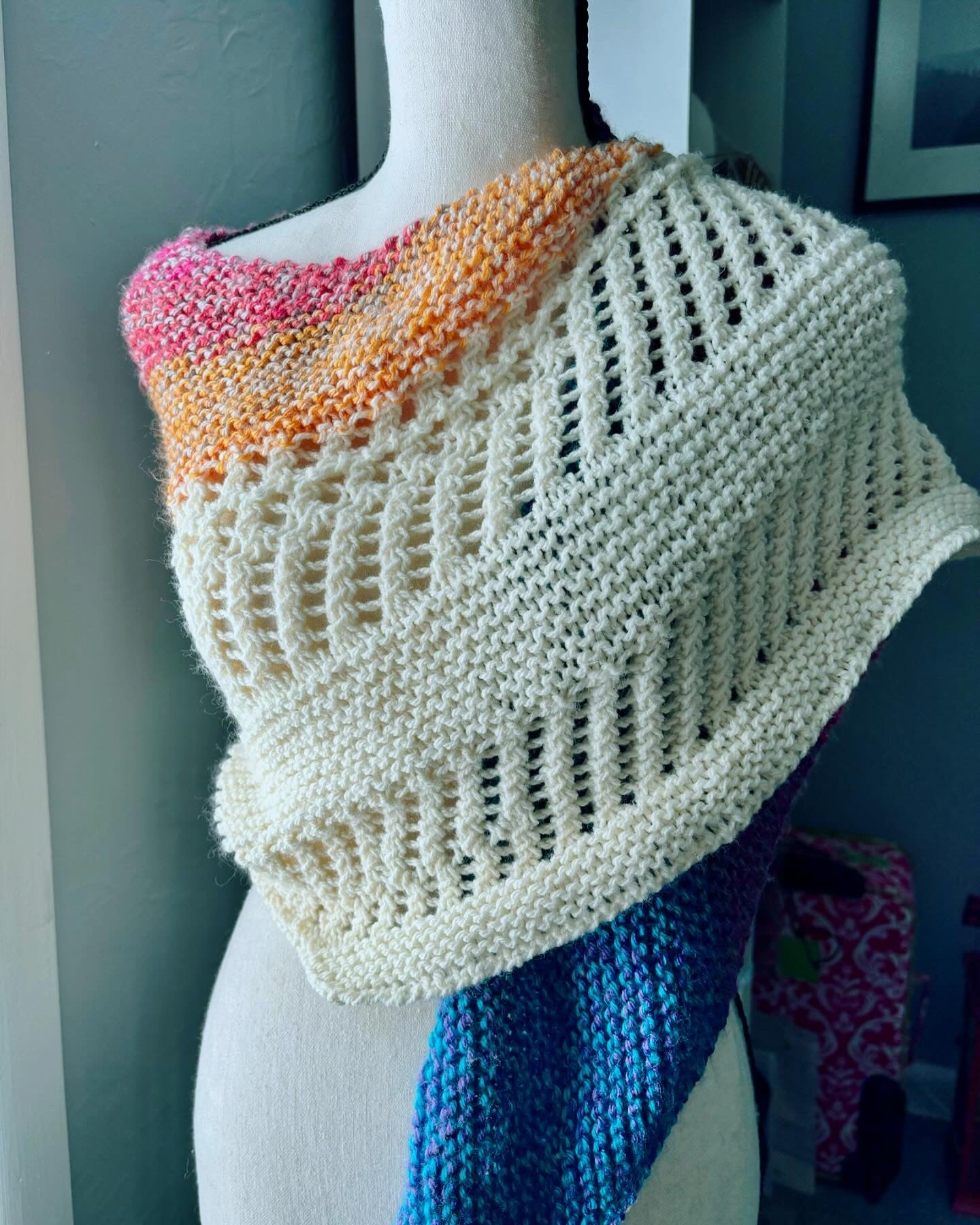 Rainbows and Lace Wrap