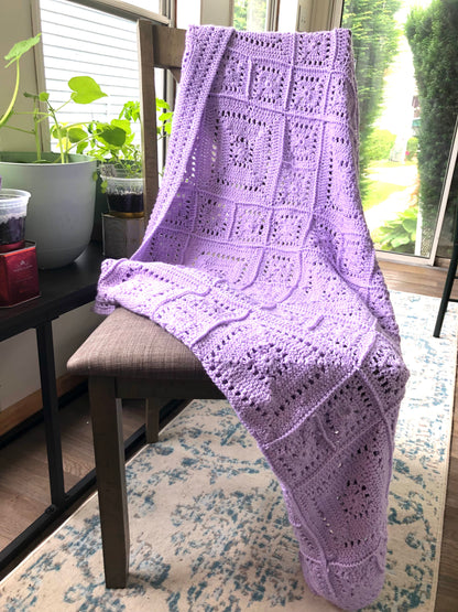 Lavender Love Blanket