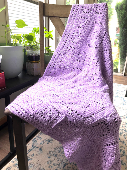 Lavender Love Blanket