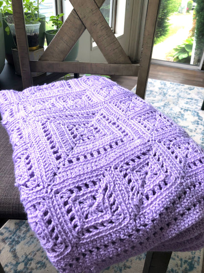 Lavender Love Blanket